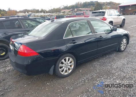 2007 Honda Accord 3.0 Ex из США, поврежденный, VIN 1HGCM66517A006550